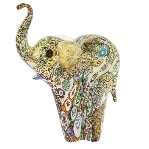 Statua statuina elefante vetro - statua,