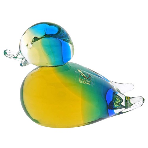 Anatra vetro murano - di,