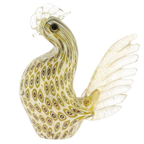 Gallo millefiori vetro di - in,