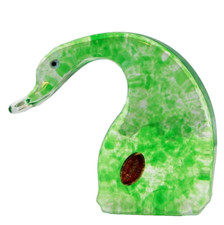 Statuina anatra/oca verde in