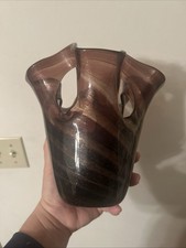 Vaso in vetro artistico stile